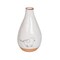 Transpac Ceramic Chubby Vase with Bird Print for Spring Home Decor Decorative Vases